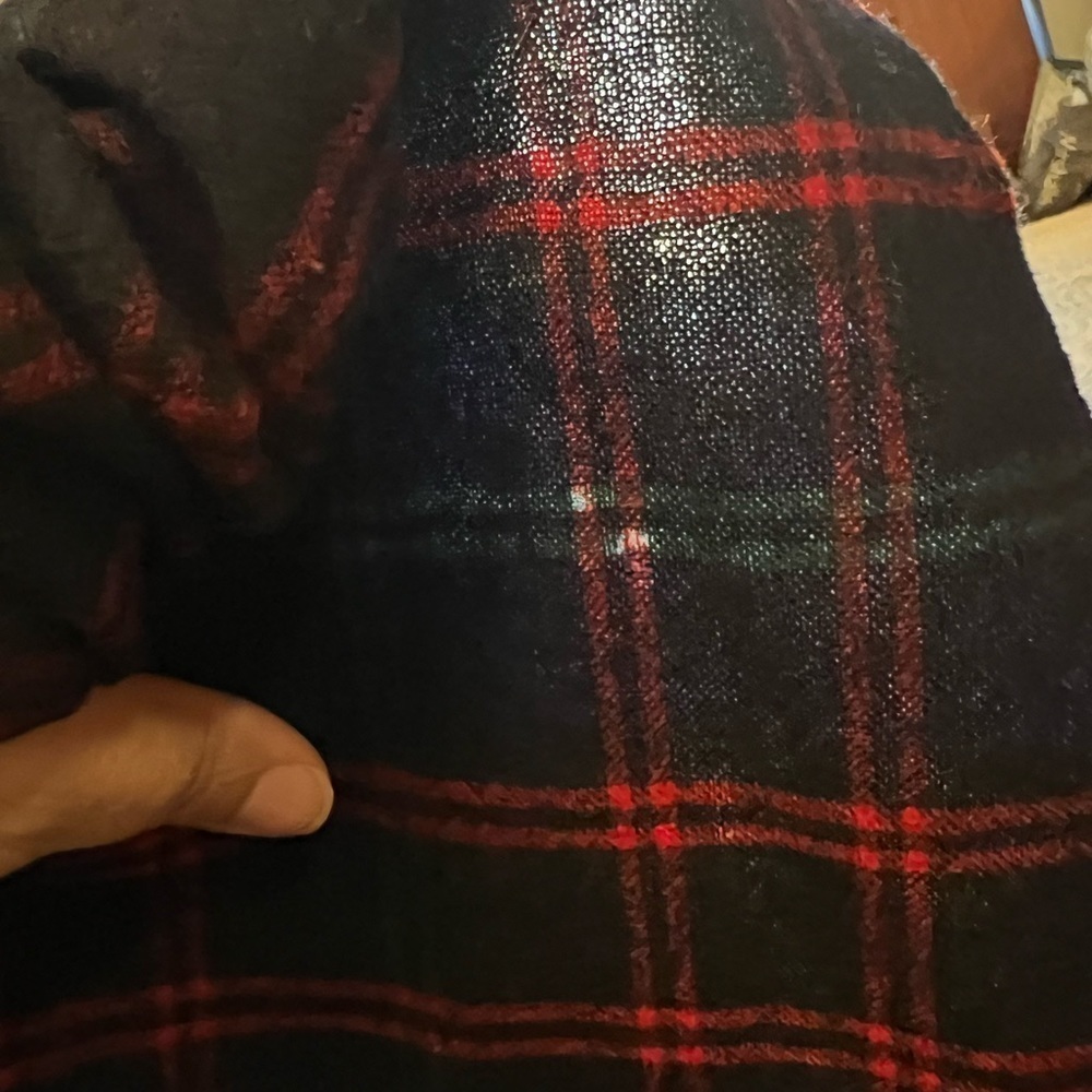 Pendleton Thin 100% Wool Red Authentic Tartan Pla… - image 3